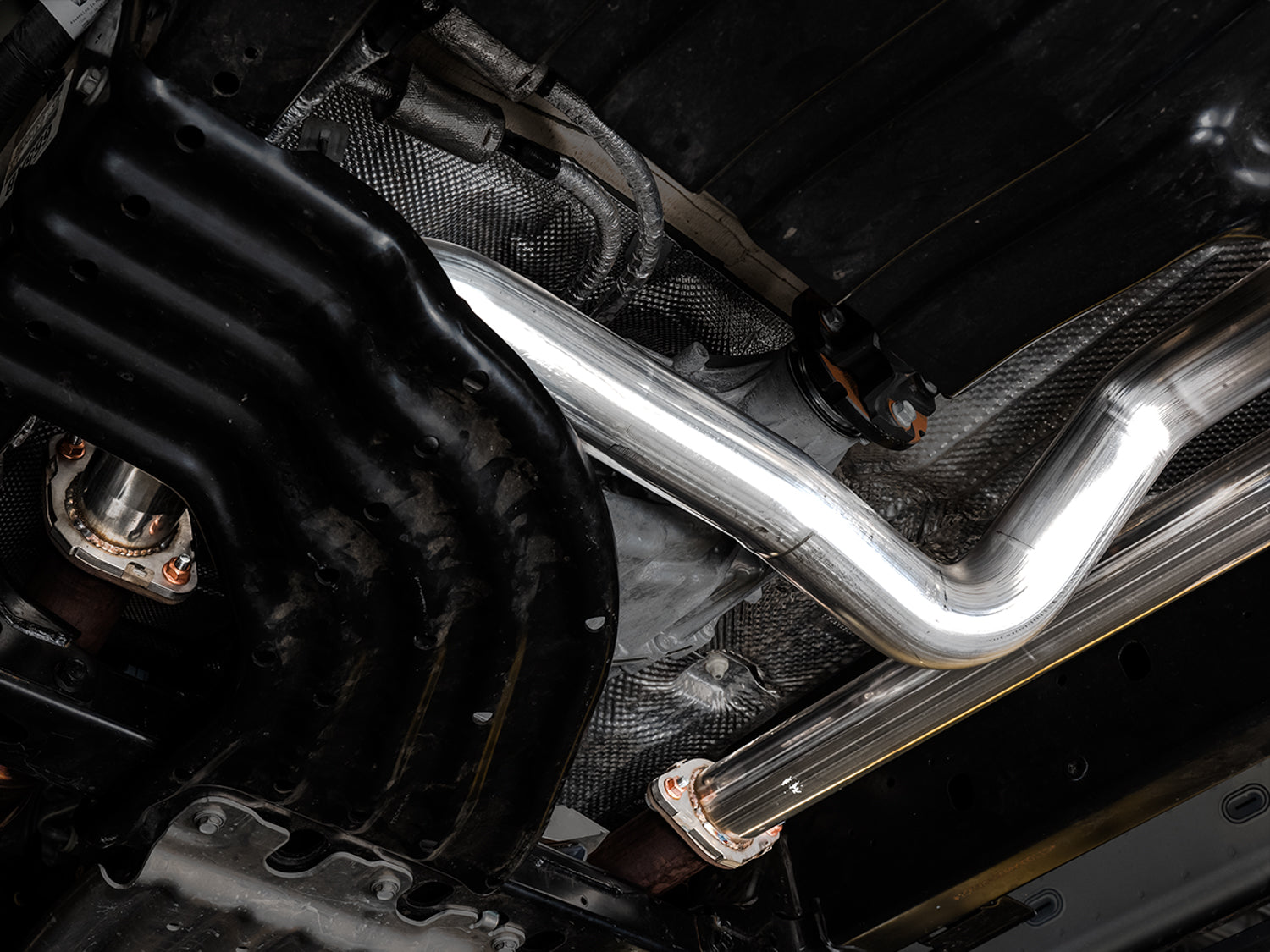 AWE 0FG Catback Exhaust for RAM TRX - Diamond Black Tips - Mounted