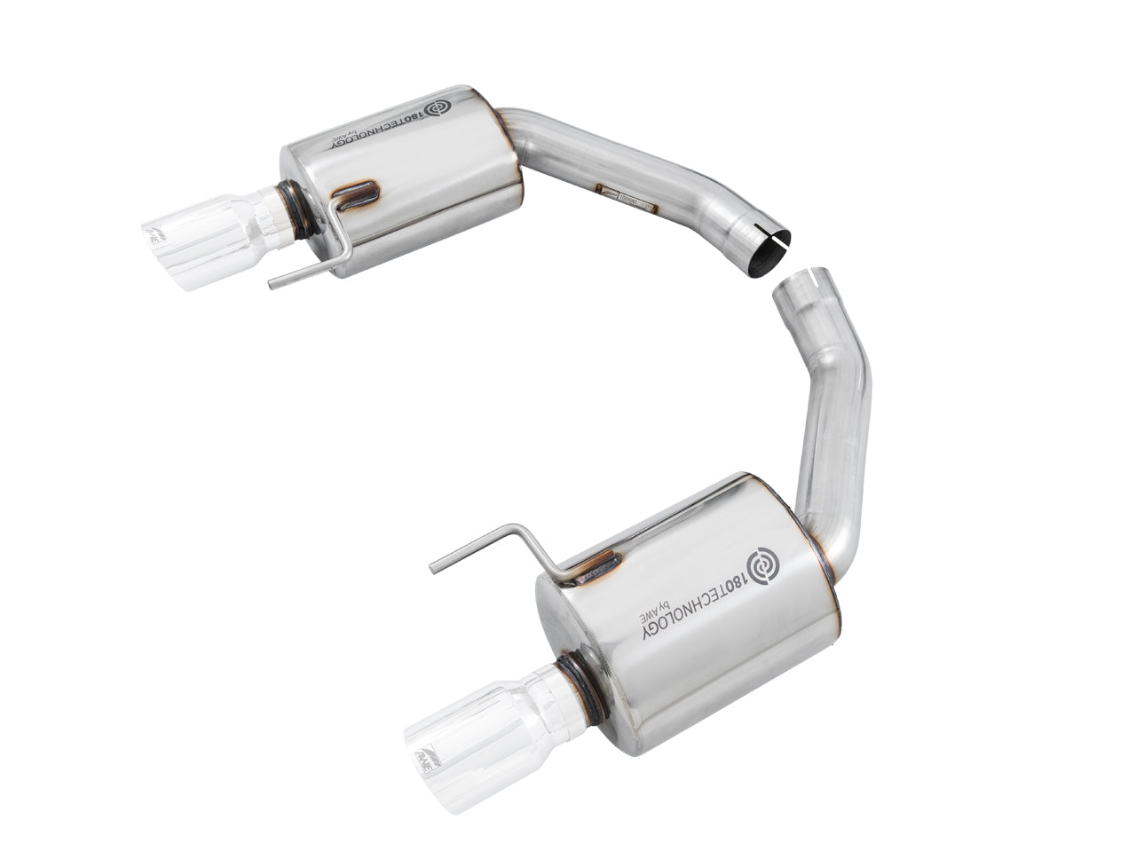 AWE Track-to-Touring Conversion Kit for S550 Mustang GT - Dual Tip - Primary