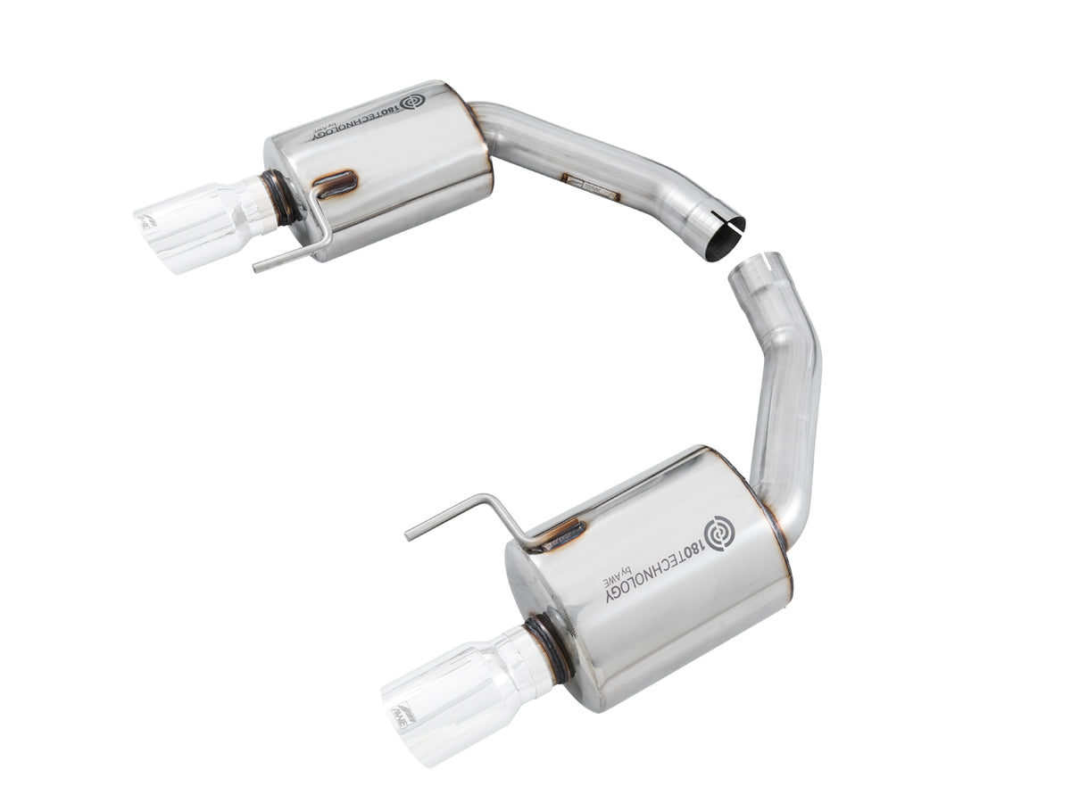 AWE Track-to-Touring Conversion Kit for S550 Mustang GT - Dual Tip - Primary