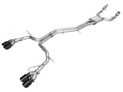 AWE Track Edition Exhaust for Audi C8 S6/S7 - Diamond Black Tips - Primary