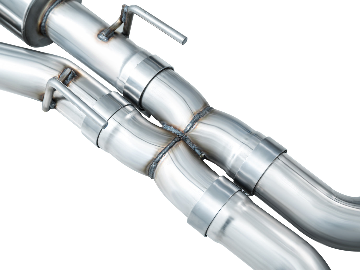 AWE Touring Edition Exhaust for Ford Explorer ST - Diamond Black Tips - out of package