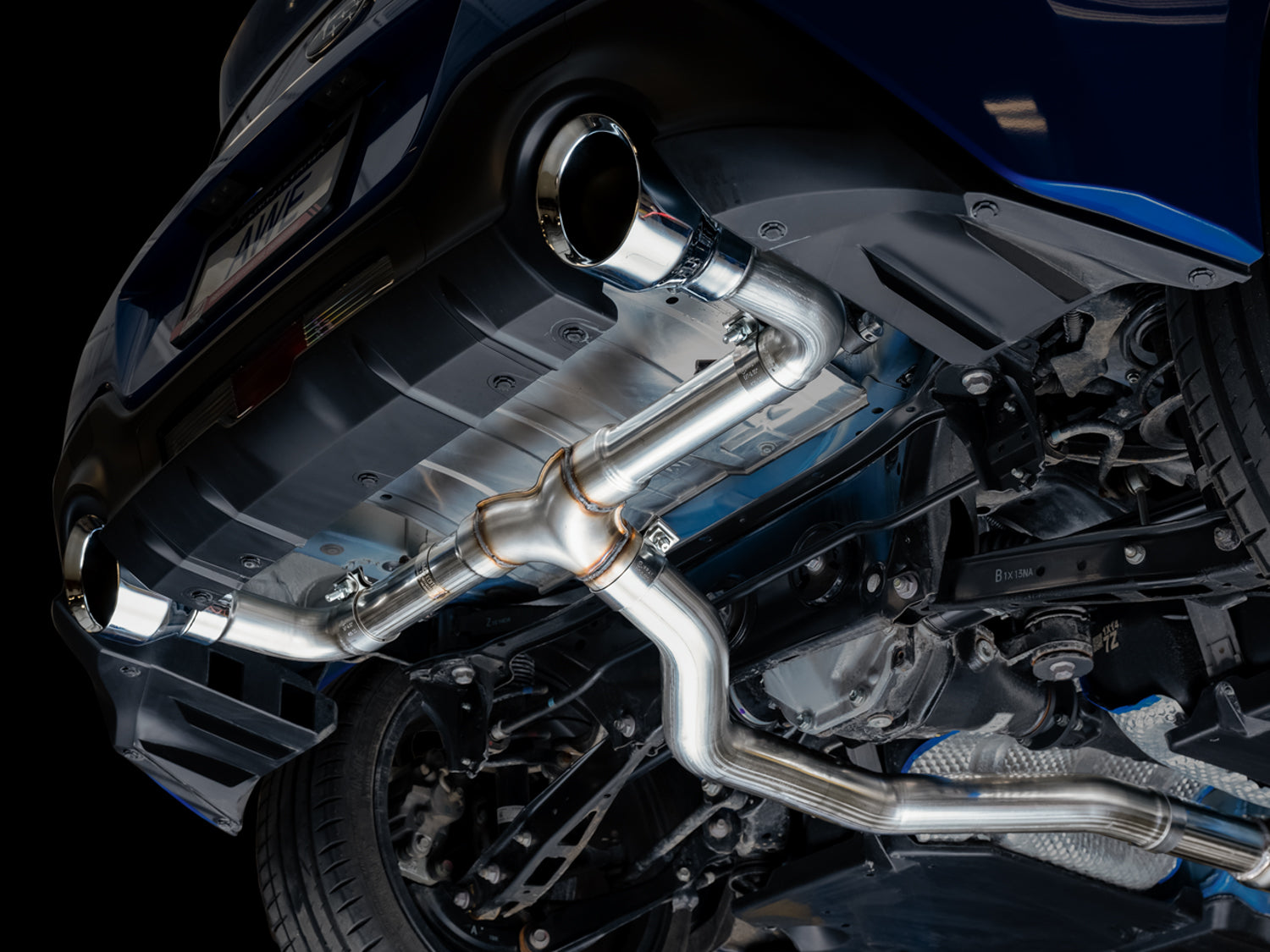AWE Track Edition Exhaust for Subaru BRZ / Toyota GR86 / Toyota 86 / Scion FR-S - Chrome Silver Tips - out of package