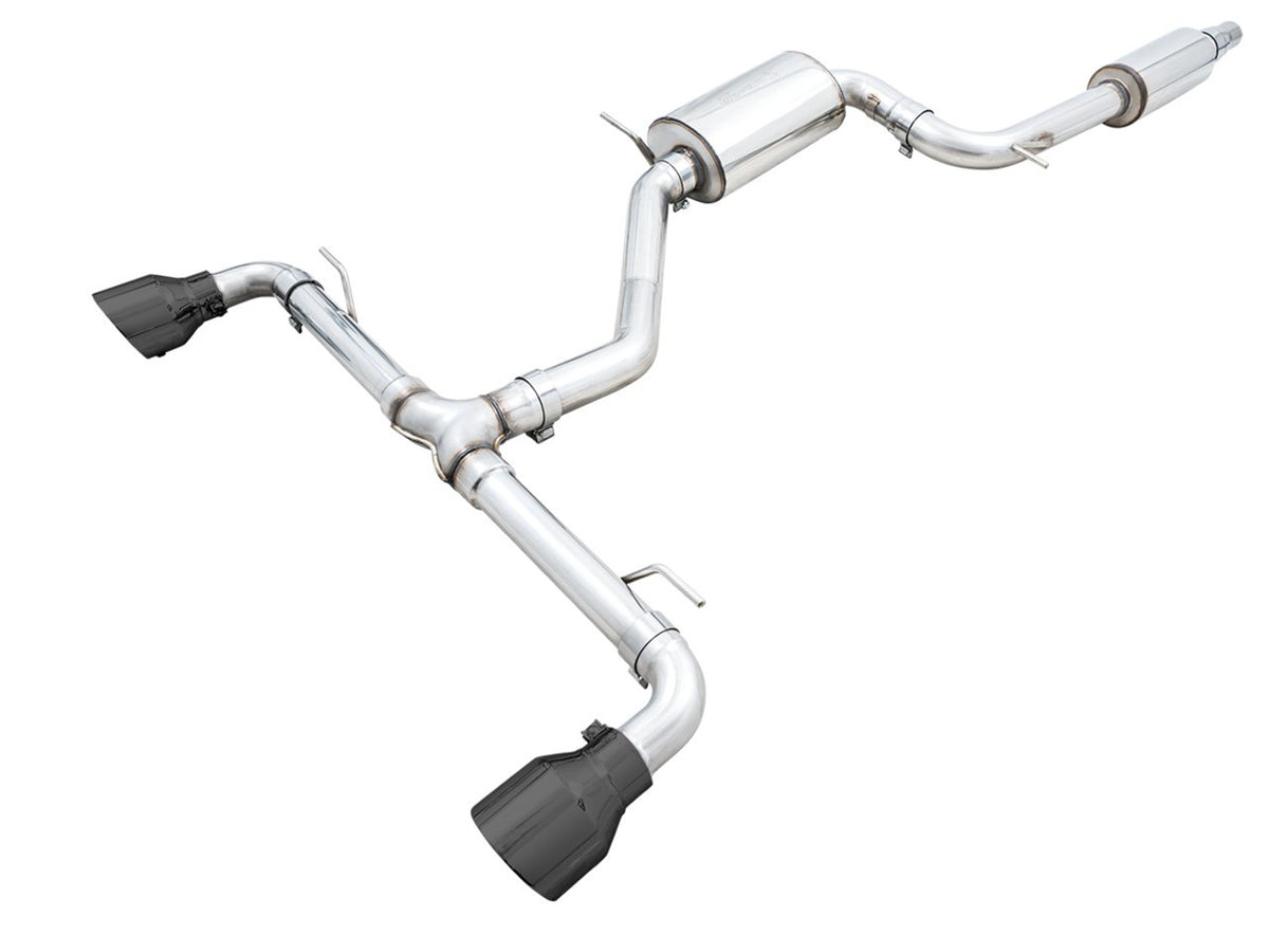 AWE Touring Edition Exhaust for VW MK8 GTI - Diamond Black Tips - Primary