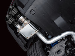 AWE SwitchPath™ Exhaust for S650 Ford Mustang Dark Horse - Quad Diamond Black Tips - Mounted