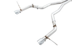 AWE Track Edition Exhaust for Jeep Grand Cherokee SRT - Chrome Silver Tips - out of package