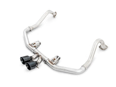 AWE Track Edition Exhaust for Porsche 718 Boxster / Cayman - Diamond Black Tips - Primary