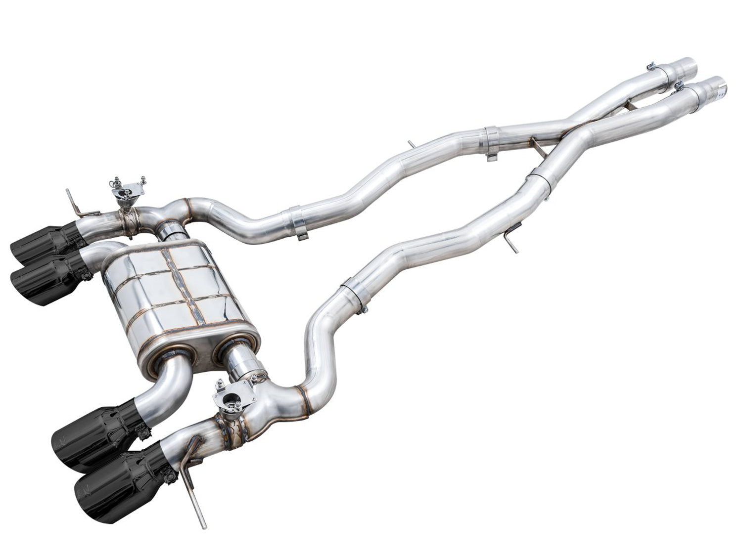 AWE SwitchPath Catback Exhaust for BMW G8X M3/M4 - Chrome Silver Tips - Primary