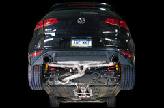 AWE Touring Edition Exhaust for VW MK7 GTI - Chrome Silver Tips - Mounted