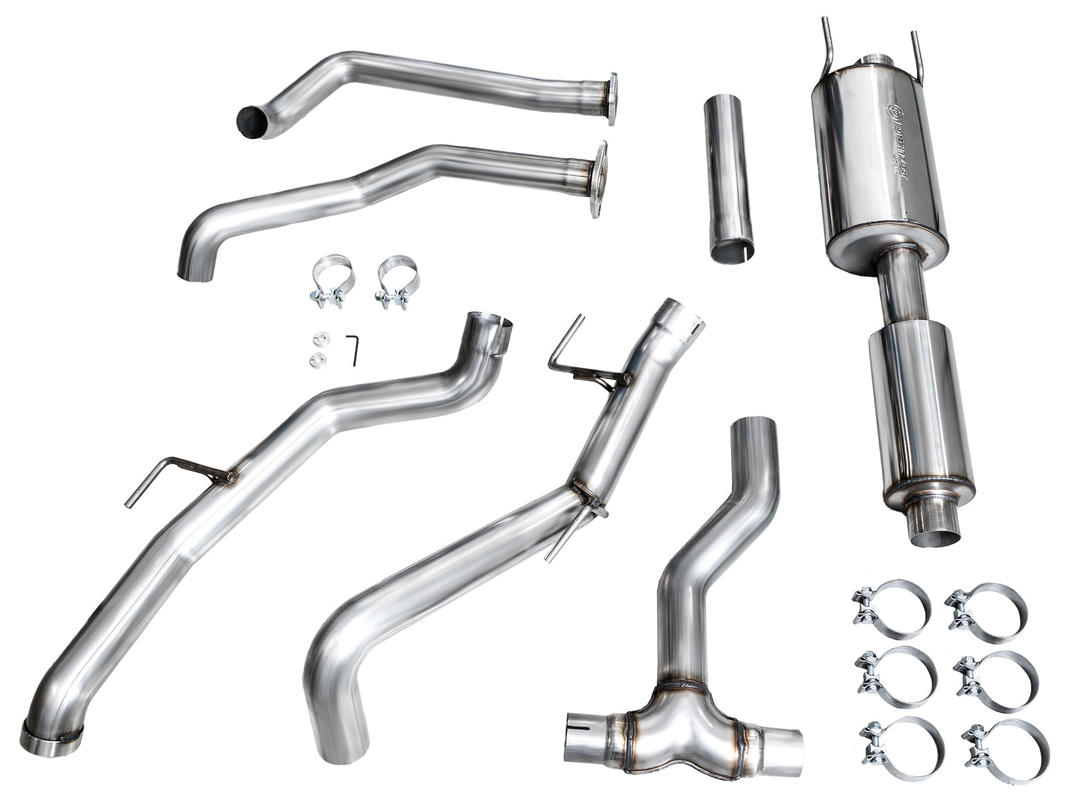AWE 0FG Exhaust for 3rd Gen Toyota Tundra - BashGuard™ Only - out of package