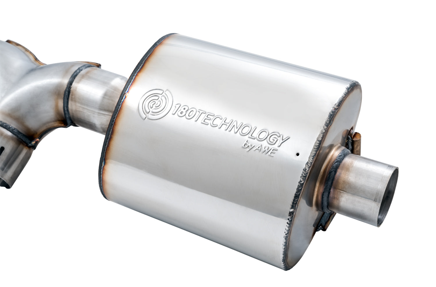 AWE Tread Edition Axleback Dual Exhaust for Jeep JL/JLU 3.6L/2.0T - Diamond Black Tips - Close Up
