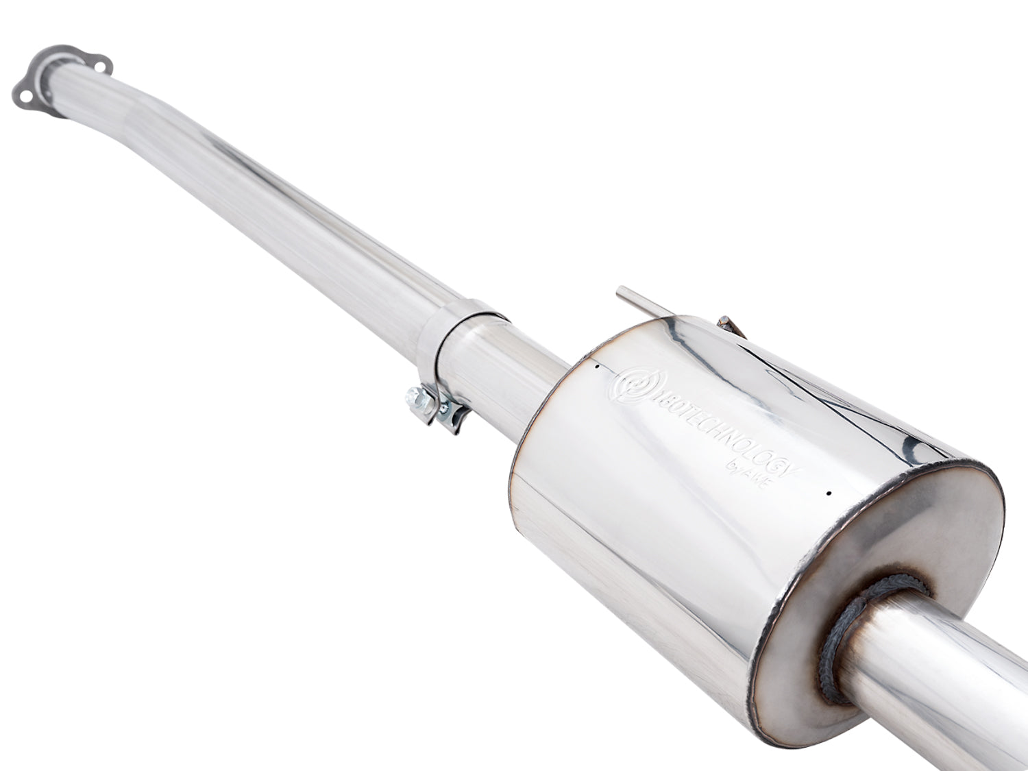 AWE 0FG Dual Side Exit Exhaust for '21+ Ford F-150 - 4.5" Diamond Black Tips - Close Up
