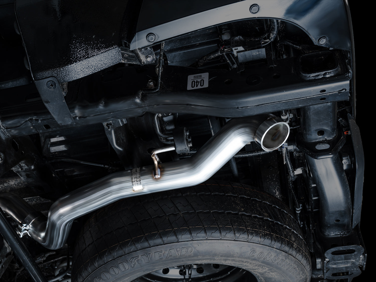 AWE 0FG Exhaust for 4th Gen Toyota Tacoma - BashGuard Only - Mounted