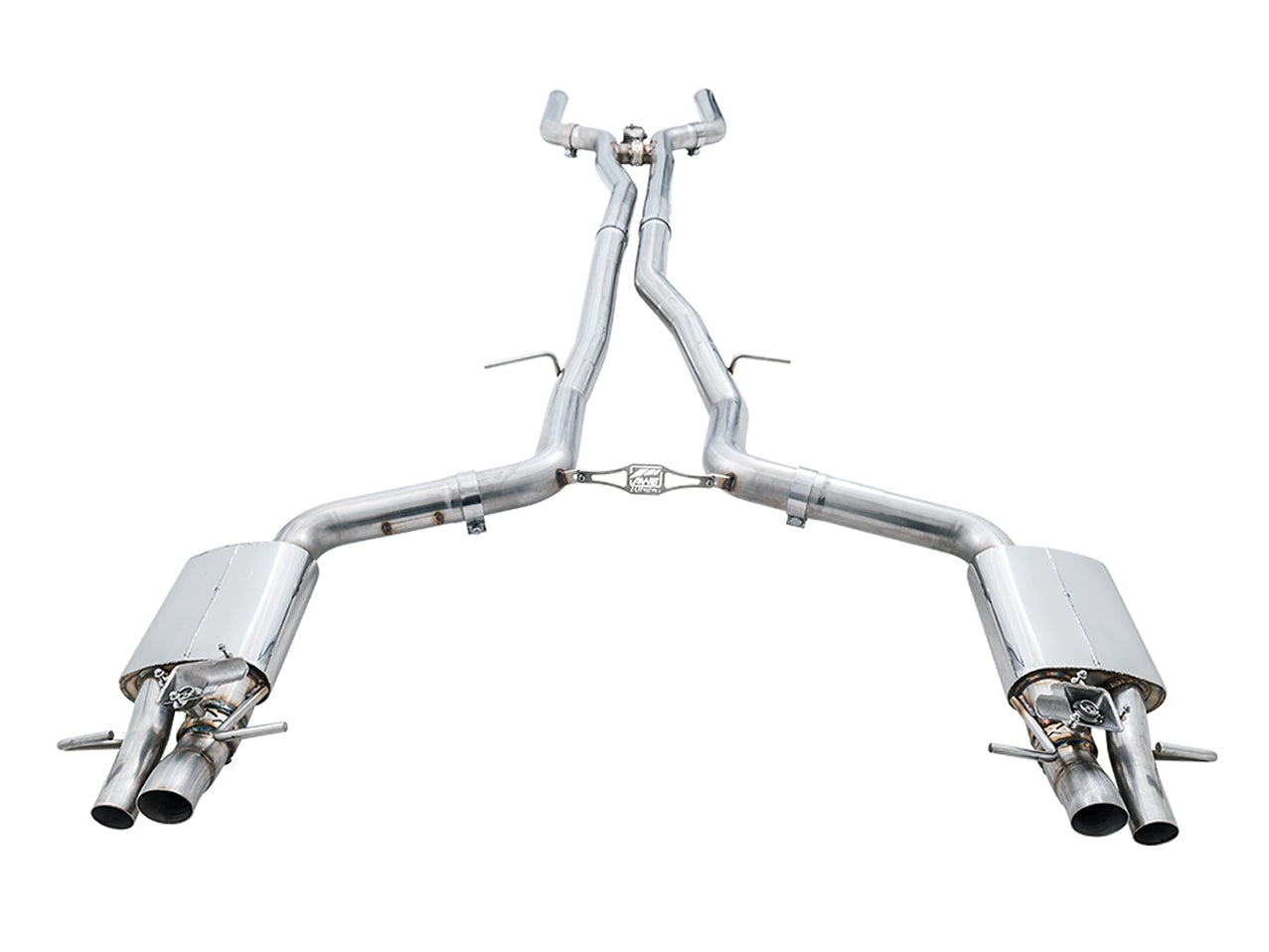 AWE SwitchPath™ Exhaust System for '19-'21 Mercedes-Benz W205 AMG C63/S Sedan - Non-Dynamic Performance Exhaust cars (no tips) - out of package