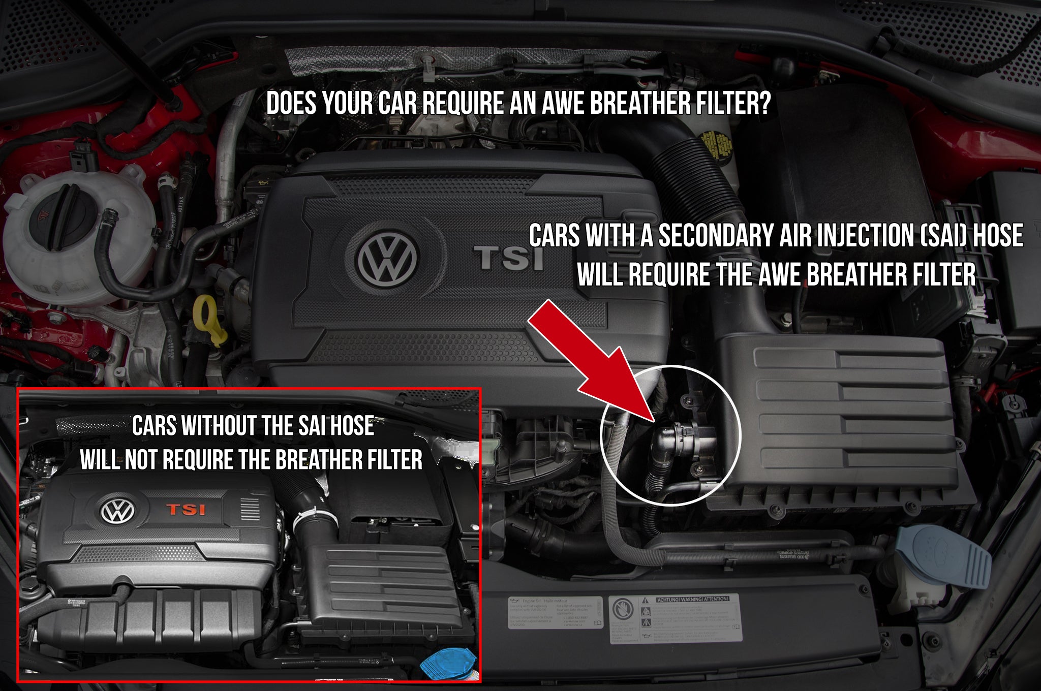 AWE Breather Filter - out of package
