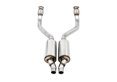 AWE Resonated Downpipes for Audi 3.0T - out of package