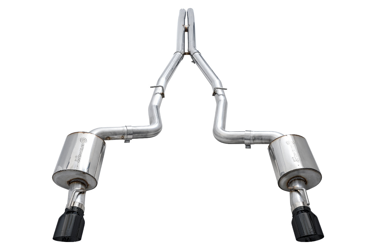 AWE Touring Edition Exhaust for 17+ Charger 5.7 - Diamond Black Tips - Primary