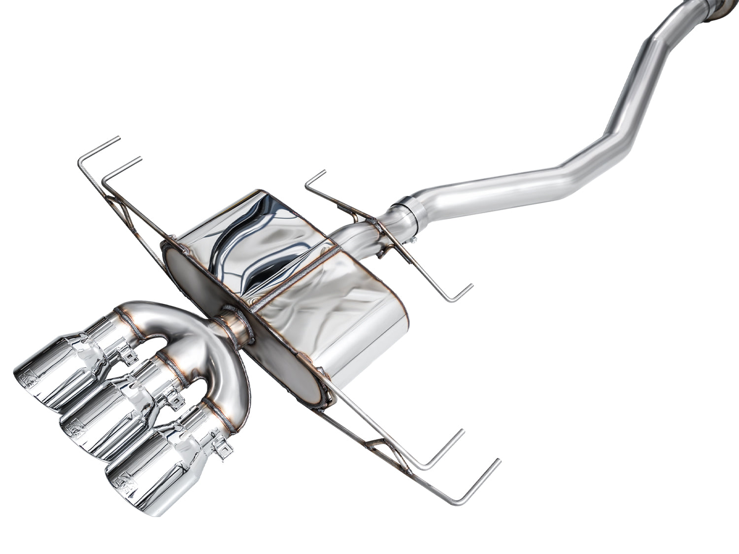 AWE Touring Edition Exhaust for DE5 Integra Type-S - Triple Chrome Silver Tips - out of package