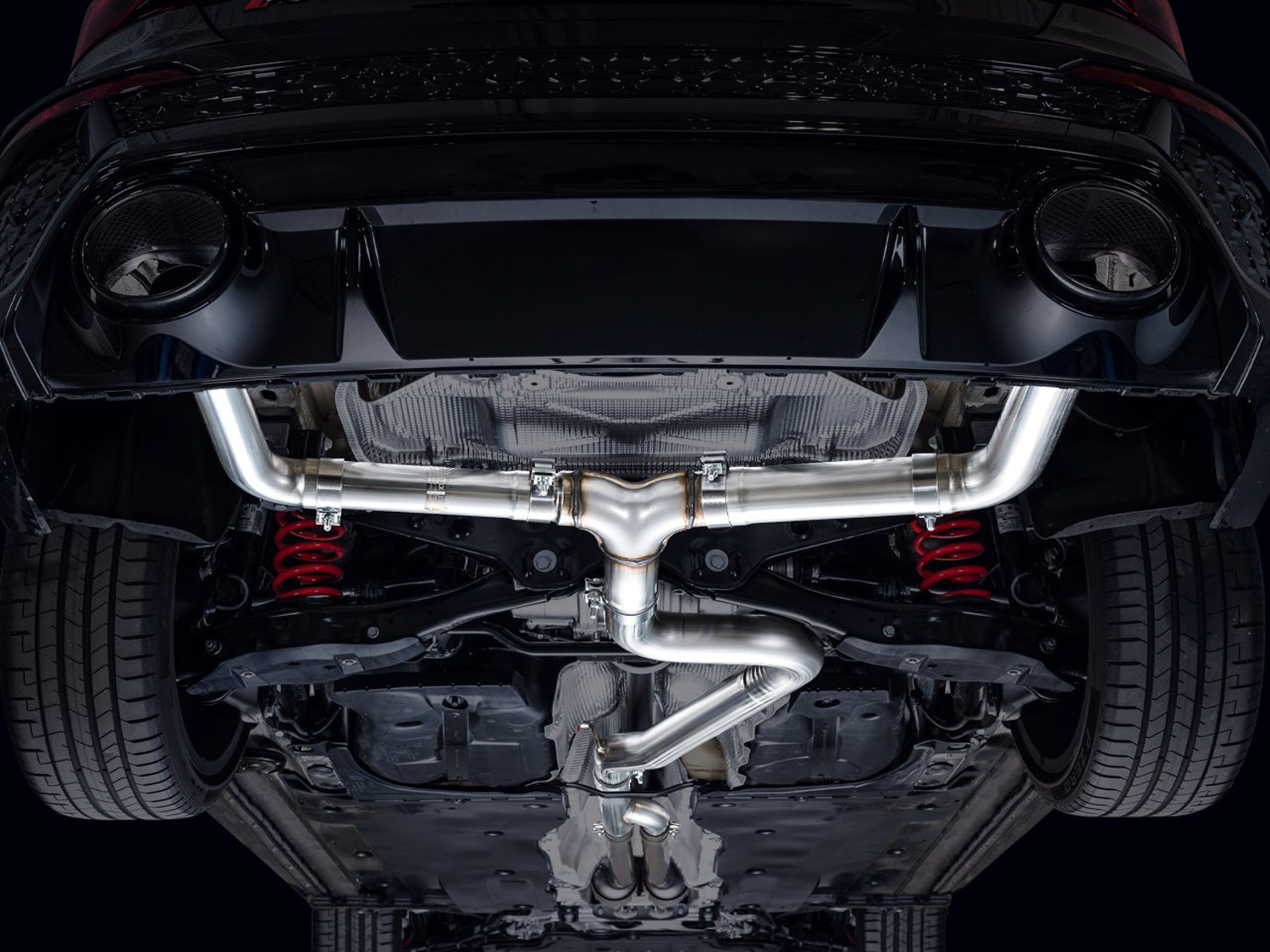 AWE Track Edition Exhaust for Audi 8Y RS 3 - Mounted