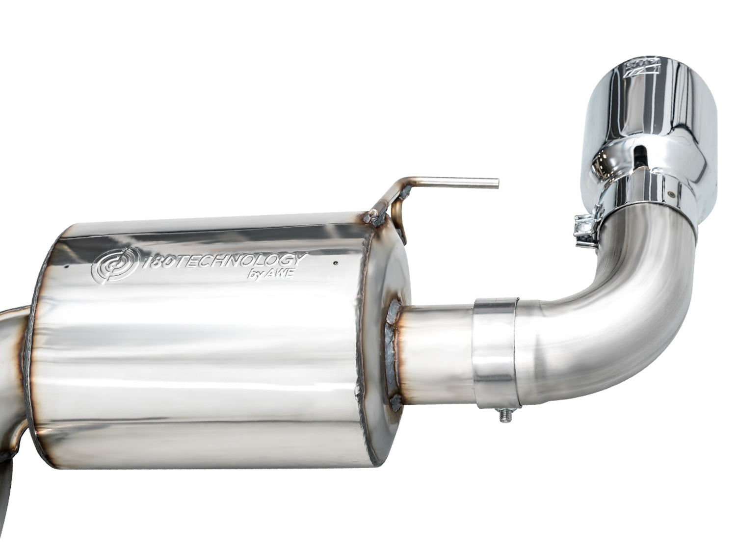 AWE Touring Edition Axle Back Exhaust for BMW G2X 330i/430i - Chrome Silver - out of package