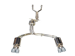 AWE Touring Edition Exhaust for Audi C7 S7 4.0T - Chrome Silver Tips - Primary