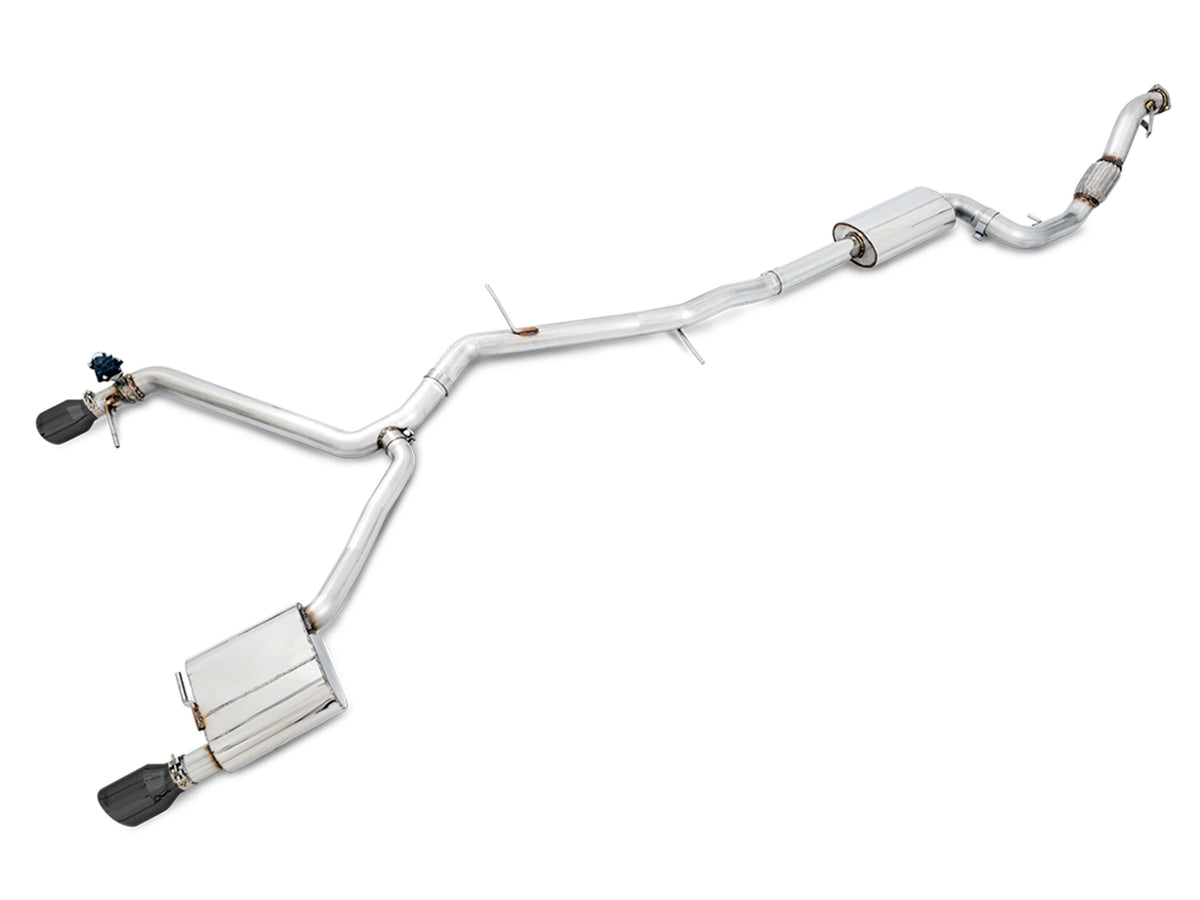 AWE SwitchPath™ Exhaust for B9 A5, Dual Outlet - Diamond Black Tips (includes DP and SwitchPath Remote) - Primary