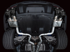 AWE SwitchPath™ Exhaust for S650 Ford Mustang Dark Horse - Quad Diamond Black Tips - Mounted