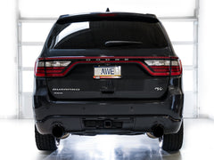 AWE Track Edition Exhaust for Dodge Durango 3.6 / 5.7 - Diamond Black Tips - Mounted