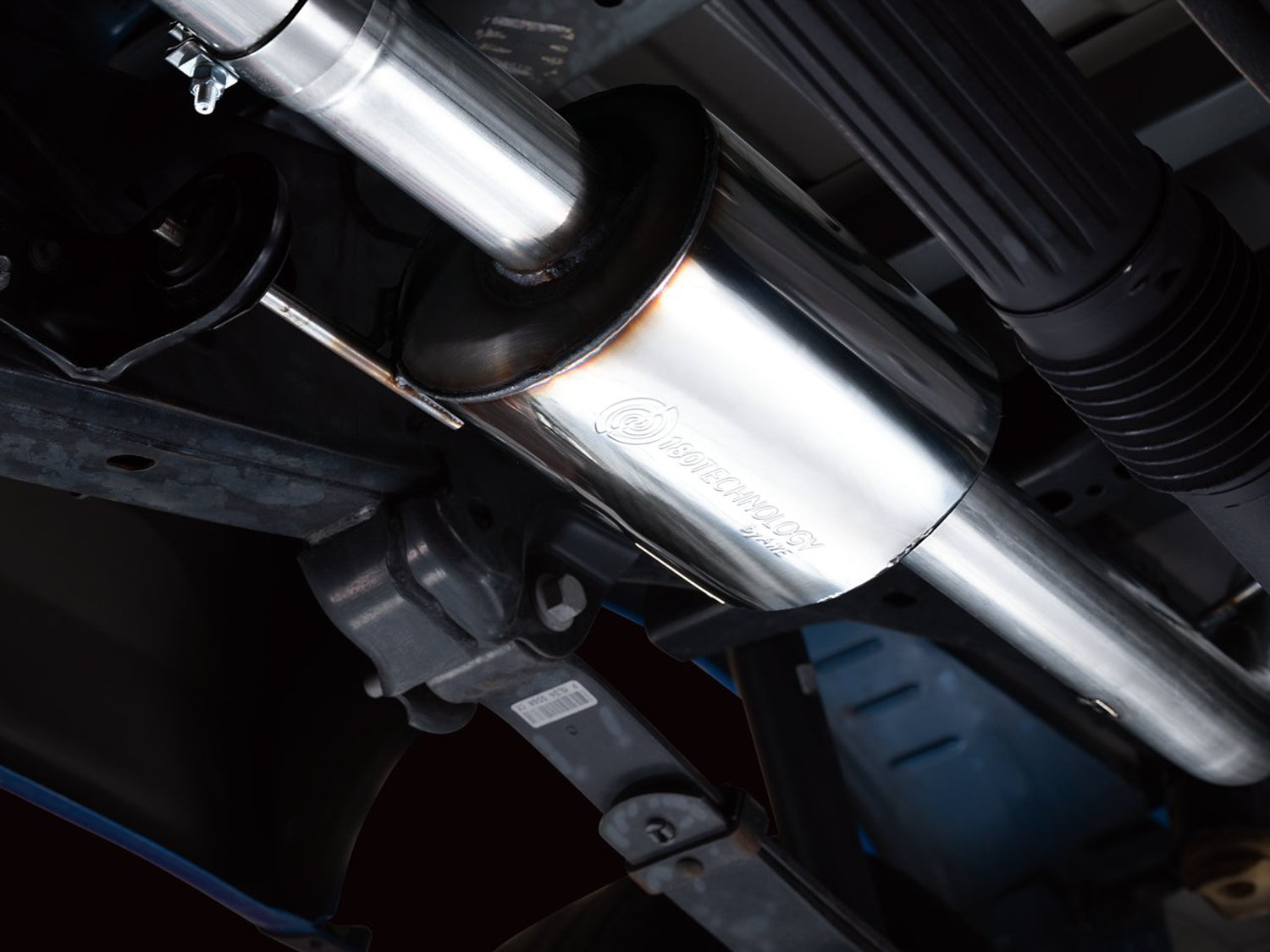 AWE 0FG Dual Side Exit Exhaust for '21+ Ford F-150 - 4.5" Chrome Silver Tips - out of package