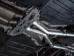AWE Track Edition Exhaust for BMW G87 M2 - Chrome Silver Tips - Mounted