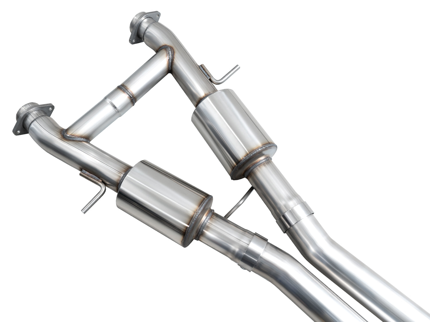 AWE Track Edition Exhaust for Dodge Durango 3.6 / 5.7 - Diamond Black Tips - out of package