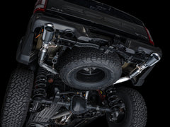 AWE SwitchPath™ Exhaust for Gen 3 Raptor - Chrome Silver Tips - Mounted