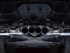 AWE SwitchPath Exhaust for C8 Corvette Z06 - Diamond Black Tips - Mounted