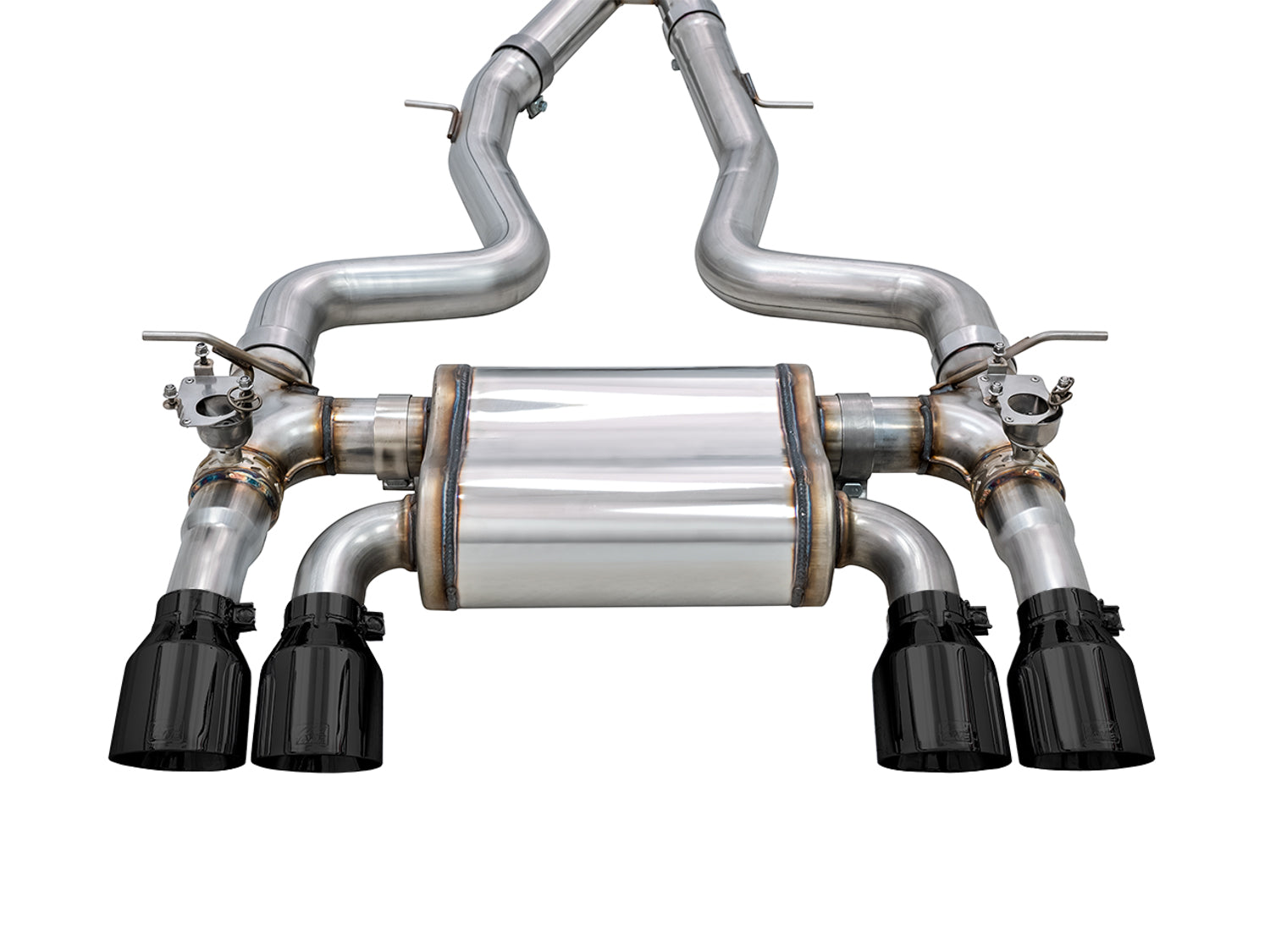 AWE SwitchPath™ Catback Exhaust for BMW F8X M3/M4 - Diamond Black - out of package