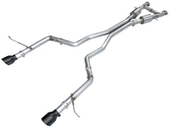 AWE Track Edition Exhaust for Dodge Durango 3.6 / 5.7 - Diamond Black Tips - Primary