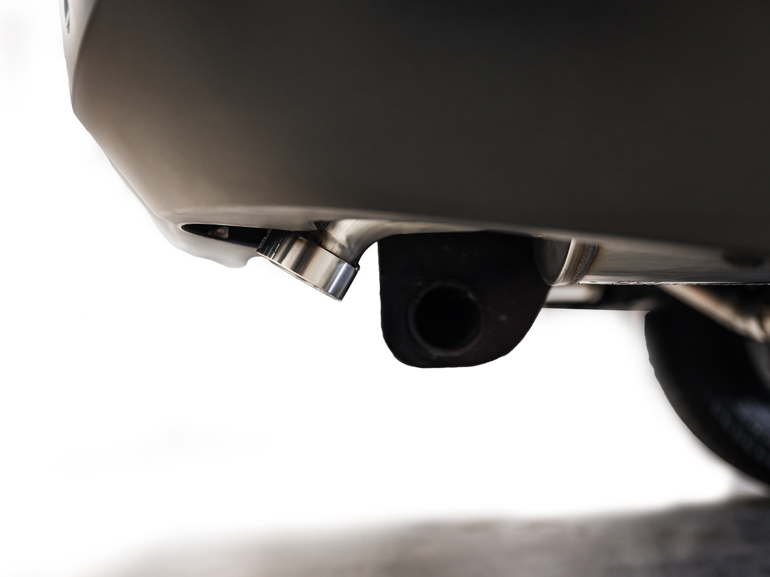 AWE 0FG Exhaust for Subaru Outback 2.4T - Dual BashGuards - Mounted