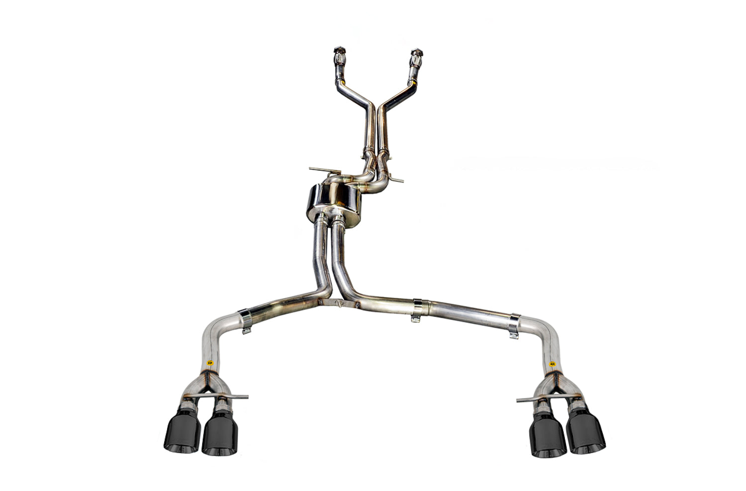 AWE Track Edition Exhaust for Audi C7 S6 4.0T - Diamond Black Tips - Primary