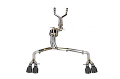 AWE Track Edition Exhaust for Audi C7 S6 4.0T - Diamond Black Tips - Primary
