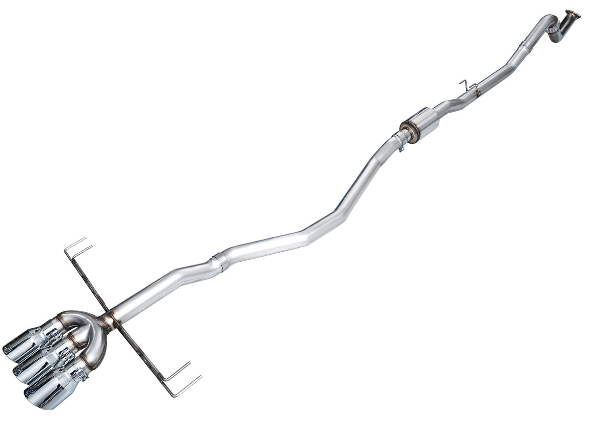AWE Track Edition Exhaust for DE5 Integra Type-S - Triple Chrome Silver Tips - Primary