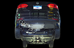 AWE Touring Edition Exhaust for MK6 Jetta 2.5L - Chrome Silver Tips - Mounted