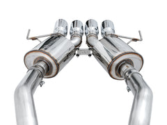 AWE Touring Edition Axleback Exhaust for C7 Corvette Stingray / Z51 / Grand Sport / Z06 / ZR1 -- Chrome Silver Tips (includes AWE AFM valve simulators) - out of package