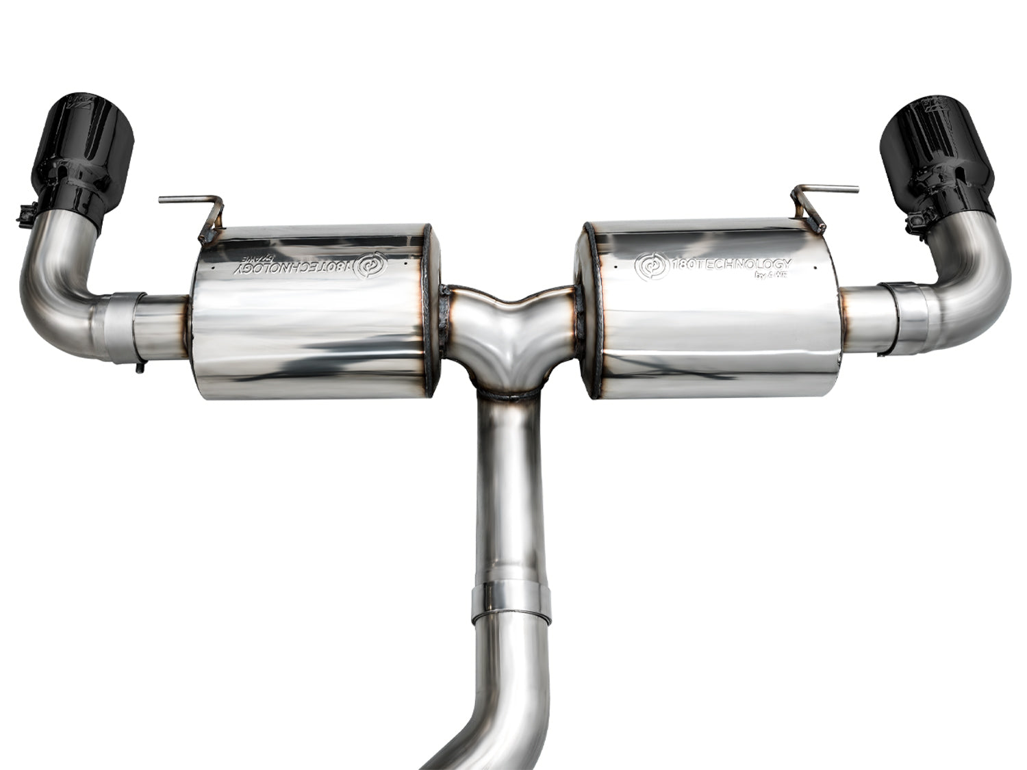 AWE Touring Edition Axle Back Exhaust for BMW G2X 330i/430i - Diamond Black - out of package
