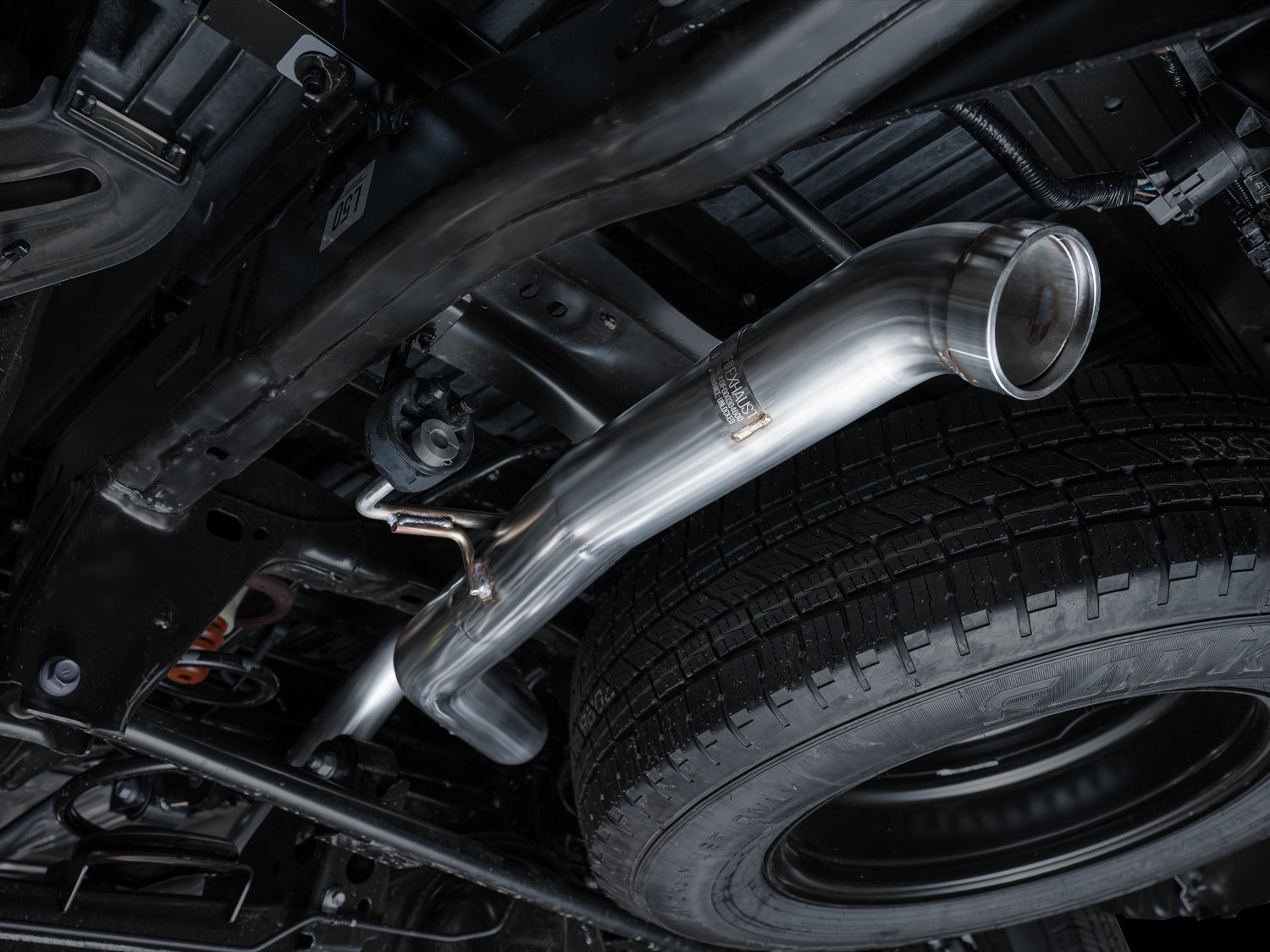 AWE 0FG Exhaust for 3rd Gen Toyota Tundra - BashGuard™ Only - Mounted