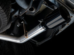AWE 0FG Dual Rear Exit Catback for 4th Gen RAM 1500 5.7L (without bumper cutouts) - Diamond Black Tips - Mounted