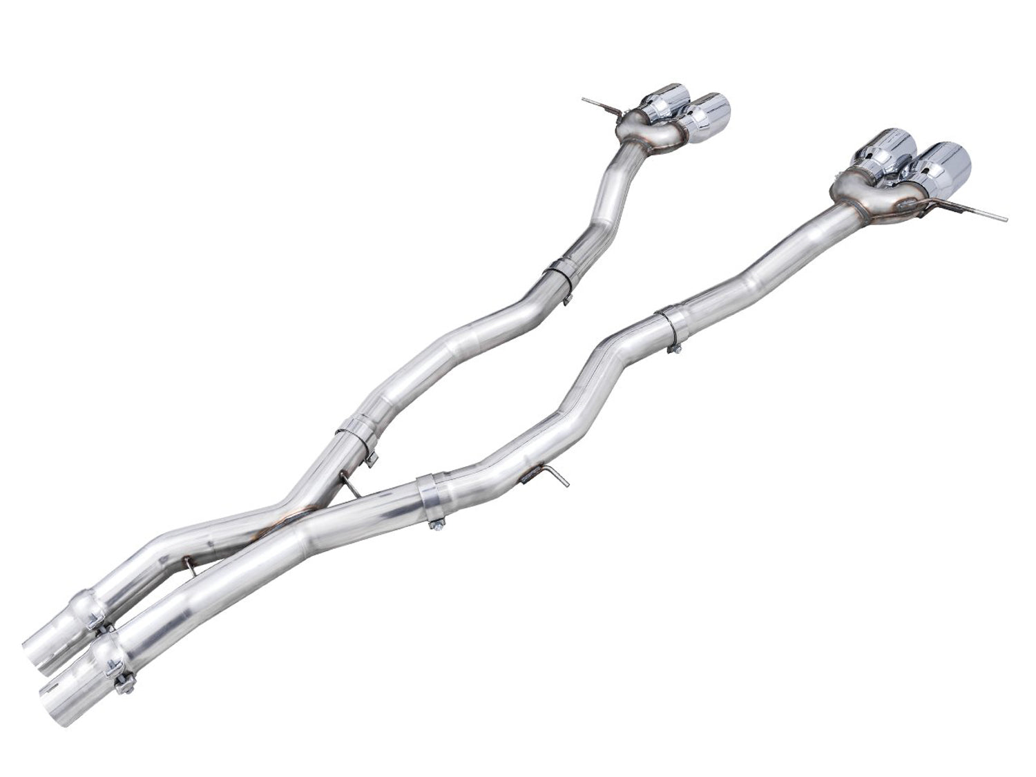 AWE Track Edition Catback Exhaust for BMW G8X M3/M4 - Chrome Silver Tips - out of package