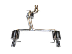 AWE Touring Edition Exhaust for Audi C7 A6 3.0T - Dual Outlet, Chrome Silver Tips - Primary