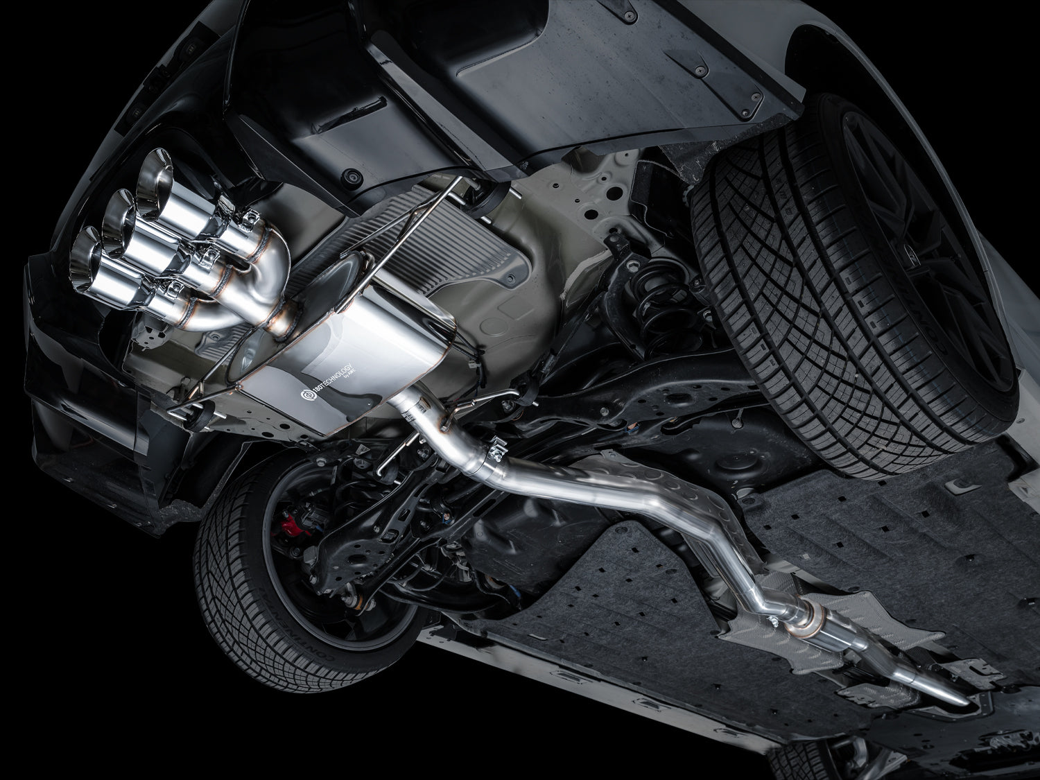AWE Touring Edition Exhaust for DE5 Integra Type-S - Triple Chrome Silver Tips - Mounted