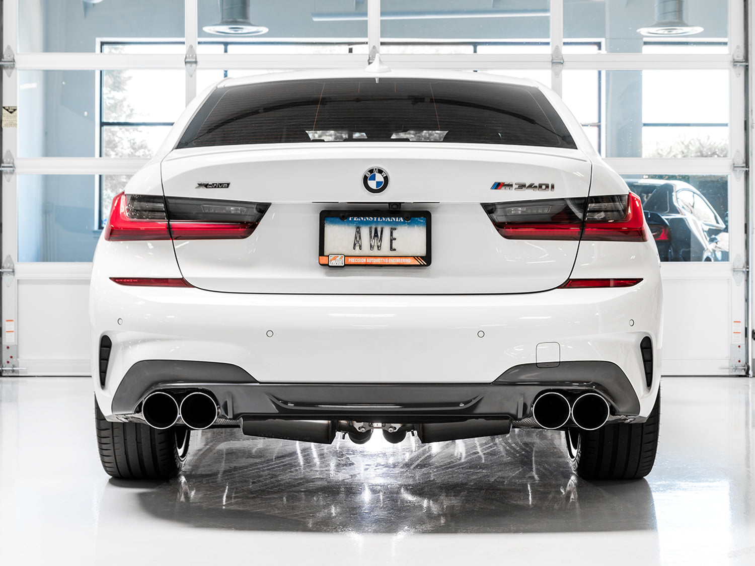 AWE Resonated Touring Edition Exhaust for G2X M340i / M440i - Chrome Silver - Mounted