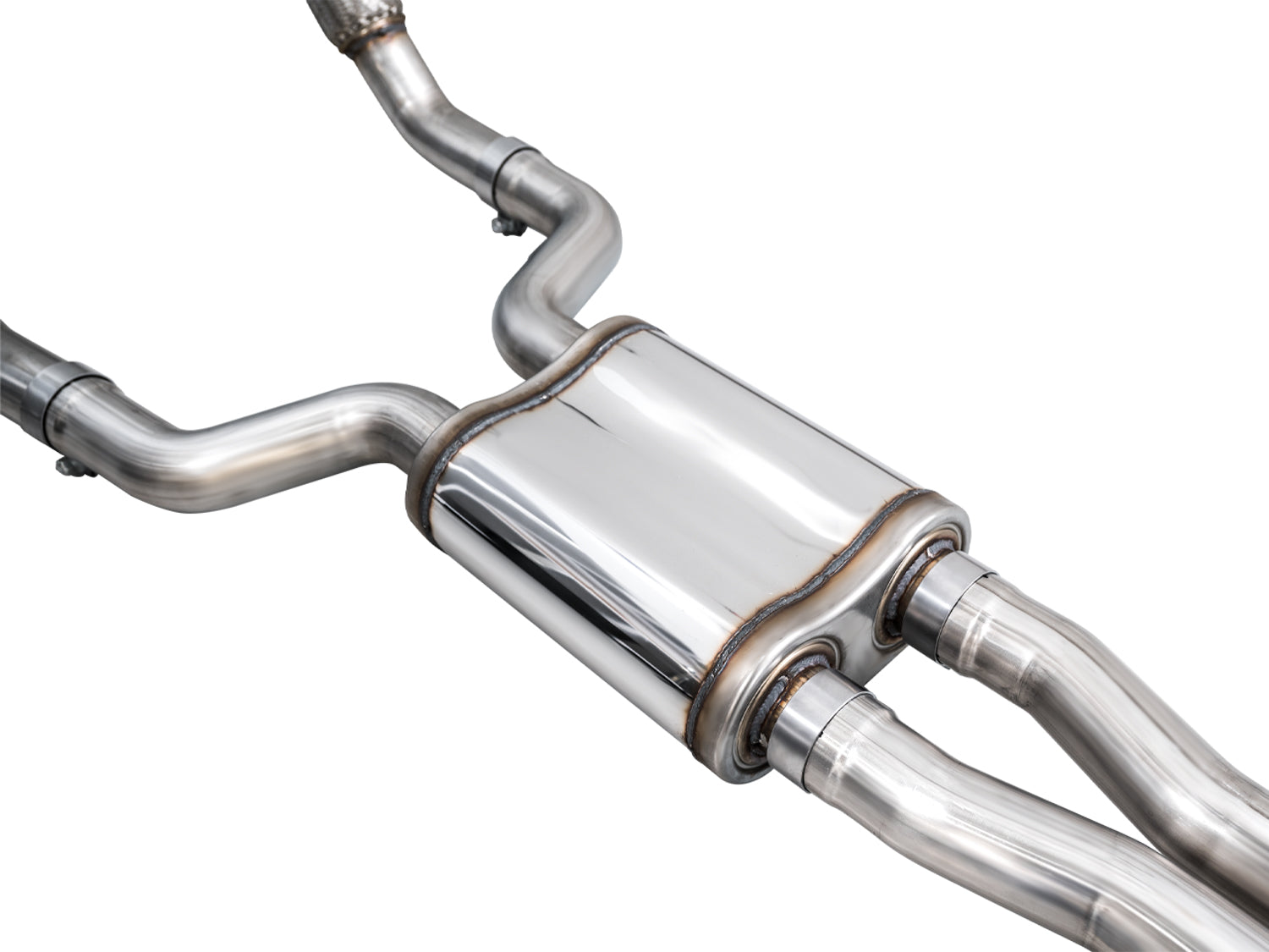 AWE SwitchPath™ Exhaust for C8 Audi RS 6/RS 7 - Diamond Black RS-style Tips - out of package