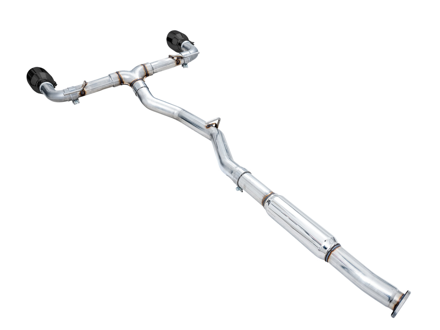 AWE Track Edition Exhaust for Subaru BRZ / Toyota GR86 / Toyota 86 / Scion FR-S - Diamond Black Tips - out of package