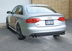 AWE Touring Edition Exhaust for Audi B8 S4 3.0T - Chrome Silver Tips (90mm) - Mounted